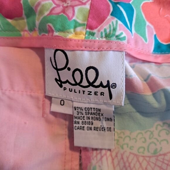 Lilly Pulitzer women's White Label size 0 capri pants - Picture 4 of 5